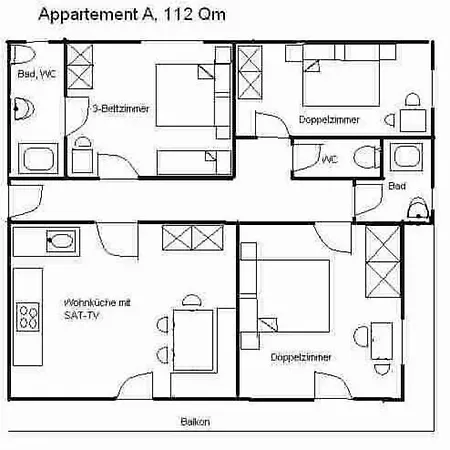豪斯雷娜特酒店 4* 考恩台尔